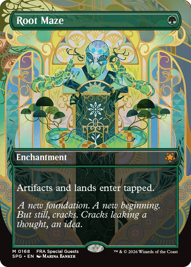 Root Maze (Borderless) [Reality Fracture Special Guests] MTG Single Magic: The Gathering  | Multizone: Comics And Games
