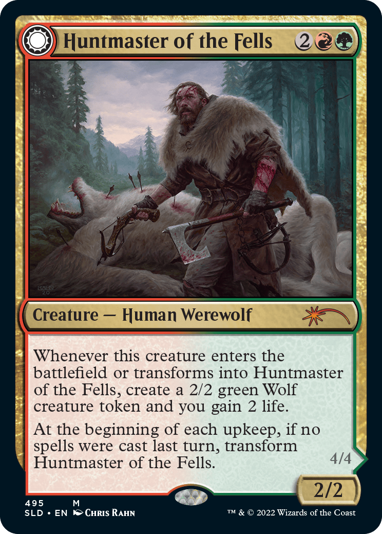 Huntmaster of the Fells // Ravager of the Fells [Secret Lair Drop Series] MTG Single Magic: The Gathering  | Multizone: Comics And Games