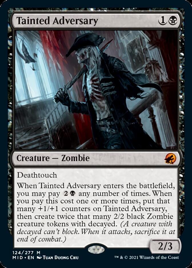Tainted Adversary [Innistrad: Midnight Hunt] MTG Single Magic: The Gathering  | Multizone: Comics And Games