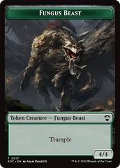 Goat // Fungus Beast Double-Sided Token [Secrets of Strixhaven Commander Tokens] MTG Single Magic: The Gathering  | Multizone: Comics And Games