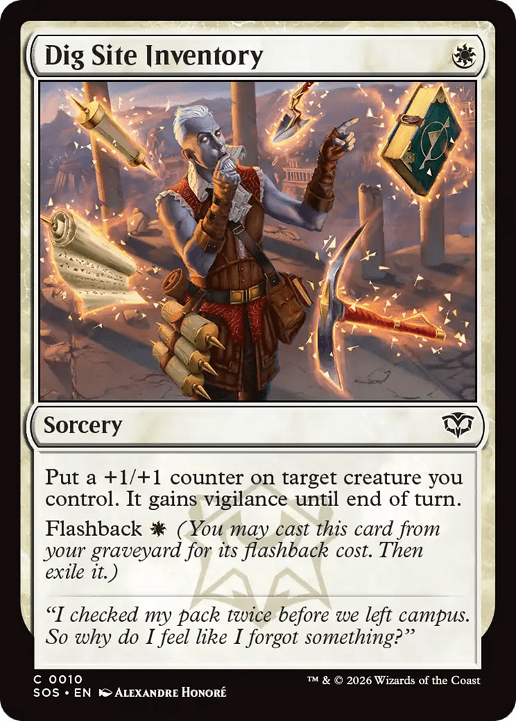 Dig Site Inventory [Secrets of Strixhaven] MTG Single Magic: The Gathering  | Multizone: Comics And Games