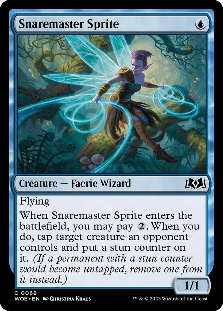 Snaremaster Sprite [Wilds of Eldraine] MTG Single Magic: The Gathering  | Multizone: Comics And Games