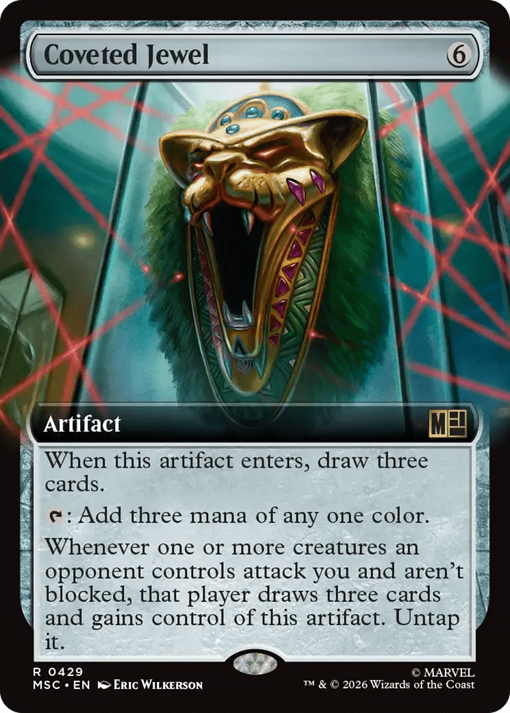 Coveted Jewel (Extended Art) [Marvel Super Heroes Commander] MTG Single Magic: The Gathering  | Multizone: Comics And Games
