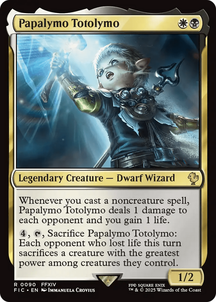 Papalymo Totolymo [FINAL FANTASY Commander] MTG Single Magic: The Gathering  | Multizone: Comics And Games