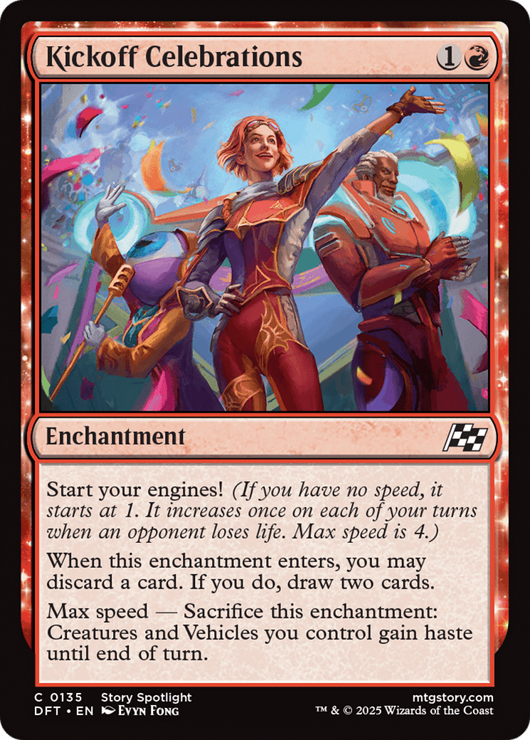 Kickoff Celebrations [Aetherdrift] MTG Single Magic: The Gathering  | Multizone: Comics And Games