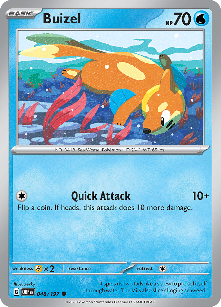 Buizel (048/197) [Scarlet & Violet: Obsidian Flames] | Multizone: Comics And Games