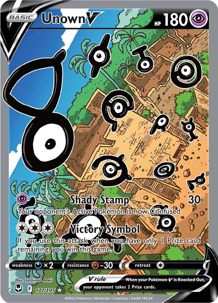 Unown V (177/195) [Sword & Shield: Silver Tempest] | Multizone: Comics And Games