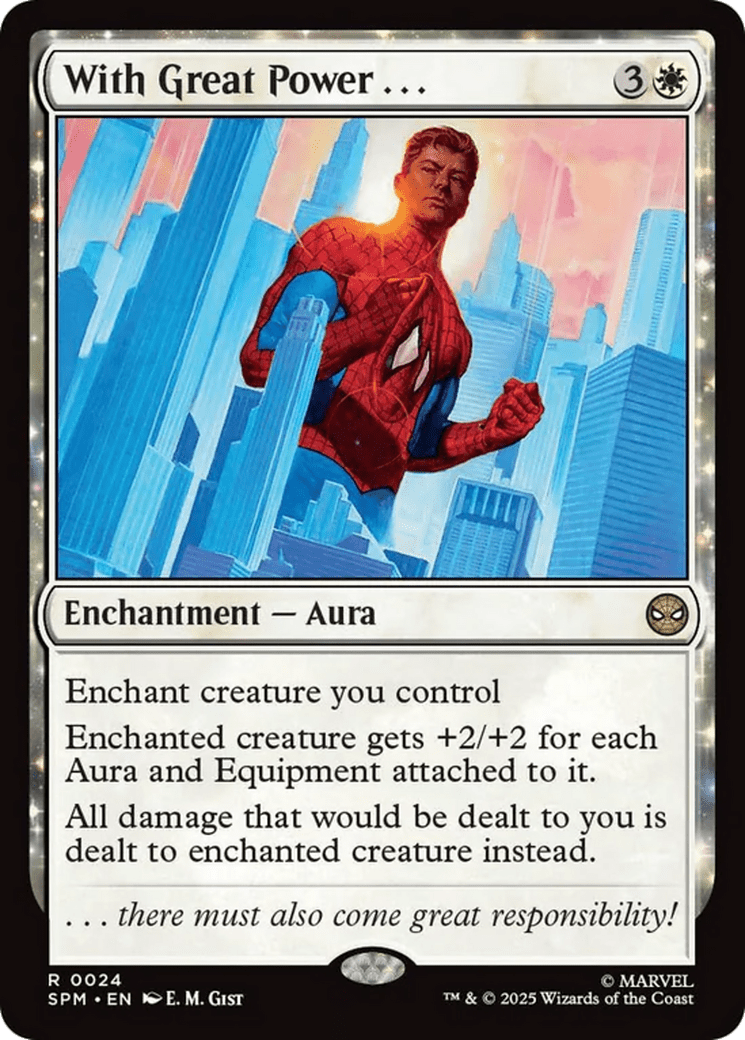 With Great Power... [Marvel's Spider-Man] MTG Single Magic: The Gathering  | Multizone: Comics And Games