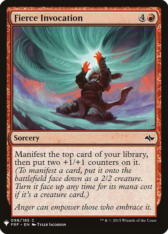 Fierce Invocation [Mystery Booster] MTG Single Magic: The Gathering  | Multizone: Comics And Games