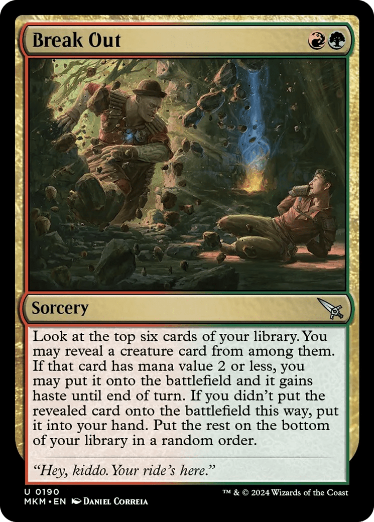 Break Out (Blue) [Murders at Karlov Manor] MTG Single Magic: The Gathering  | Multizone: Comics And Games