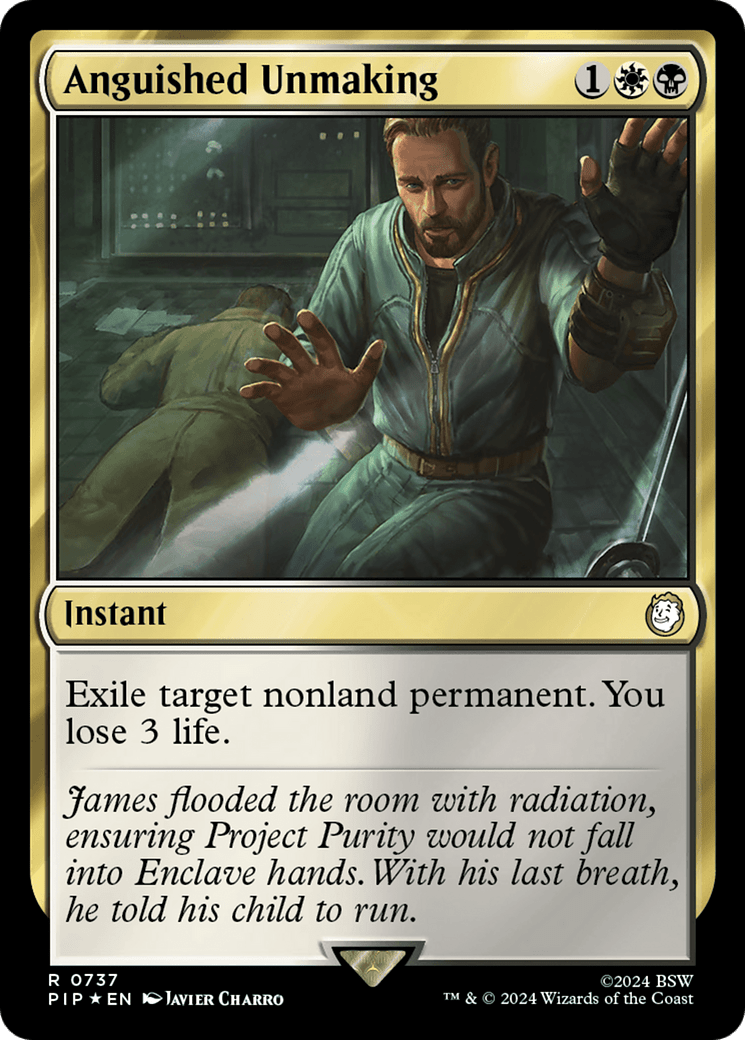 Anguished Unmaking (Surge Foil) [Fallout] MTG Single Magic: The Gathering  | Multizone: Comics And Games