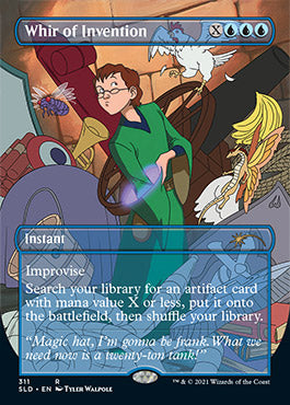 Whir of Invention (Borderless) [Secret Lair Drop Series] MTG Single Magic: The Gathering  | Multizone: Comics And Games