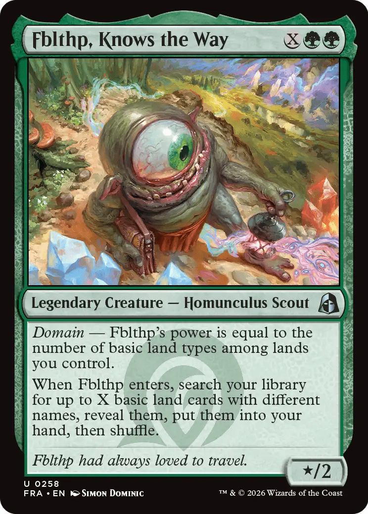 Fblthp, Knows the Way [Reality Fracture] MTG Single Magic: The Gathering  | Multizone: Comics And Games