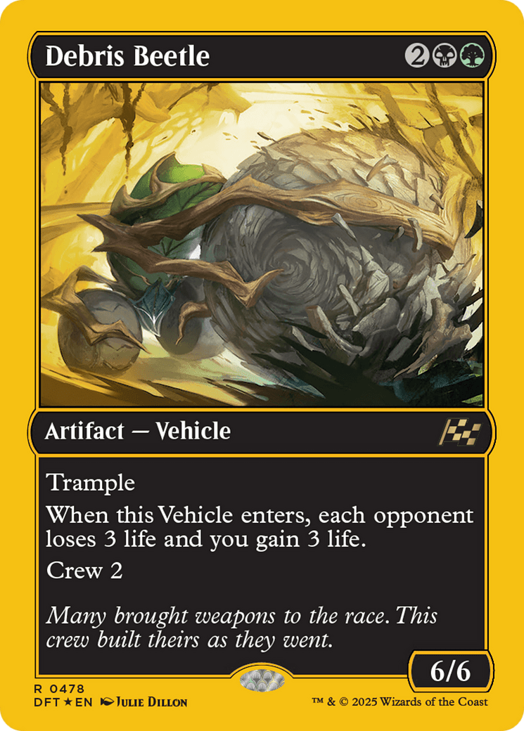 Debris Beetle (First-Place Foil) [Aetherdrift] MTG Single Magic: The Gathering  | Multizone: Comics And Games