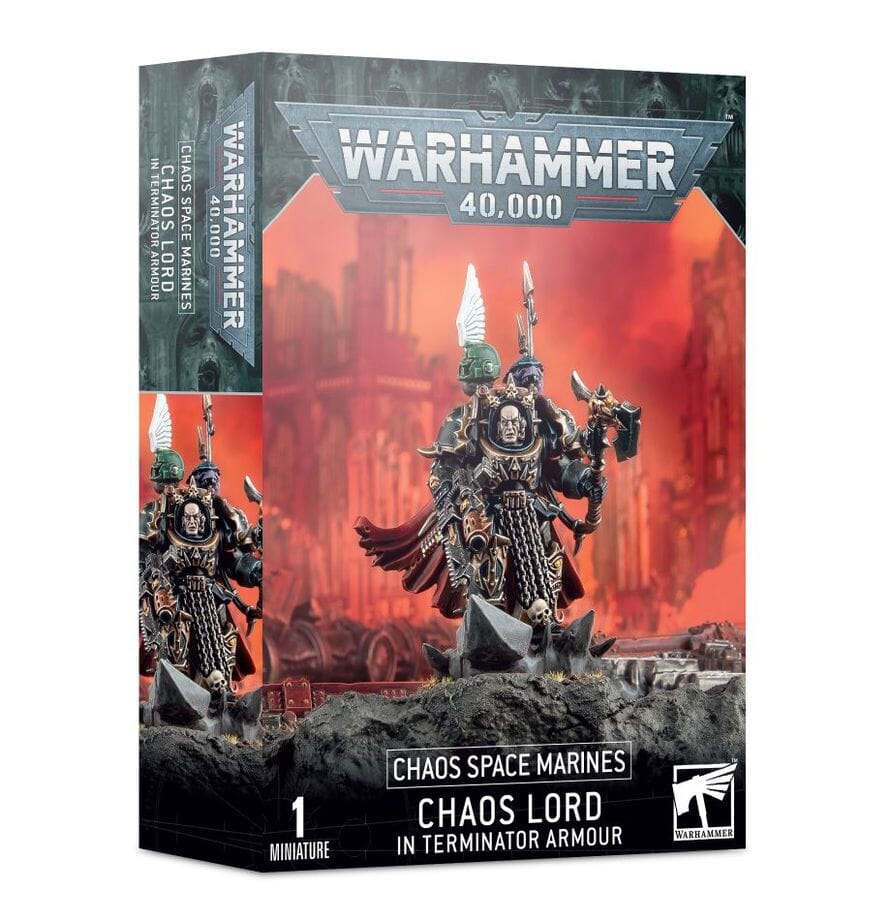 Chaos Lord in Terminator Armour Warhammer 40k Games Workshop  | Multizone: Comics And Games