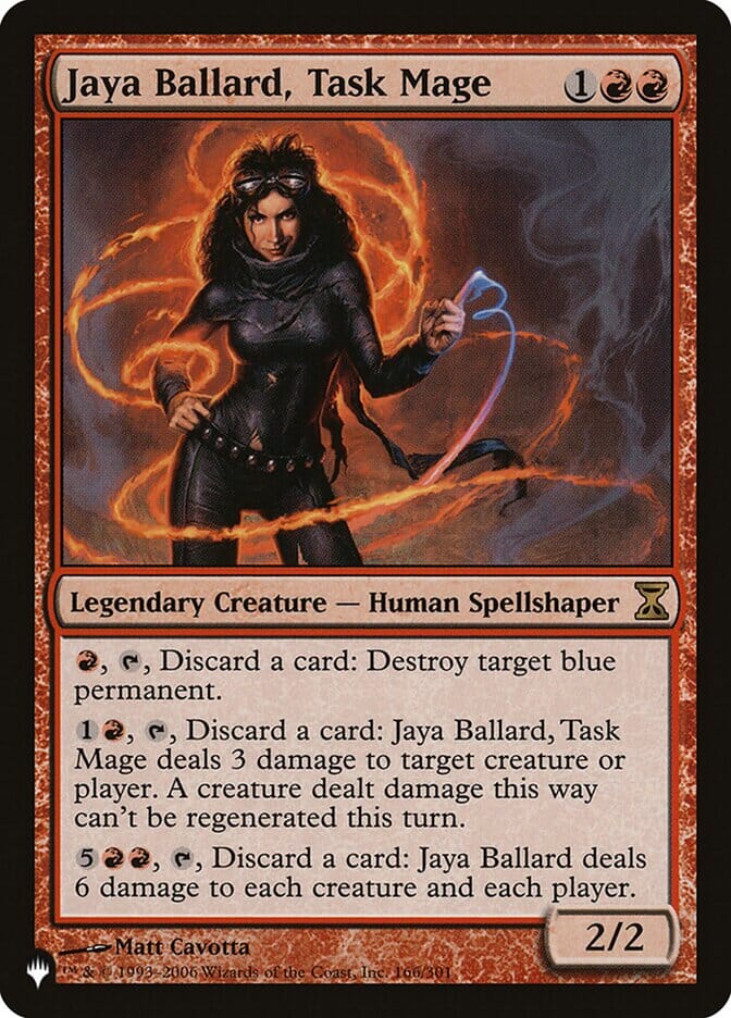 Jaya Ballard, Task Mage [The List] MTG Single Magic: The Gathering  | Multizone: Comics And Games