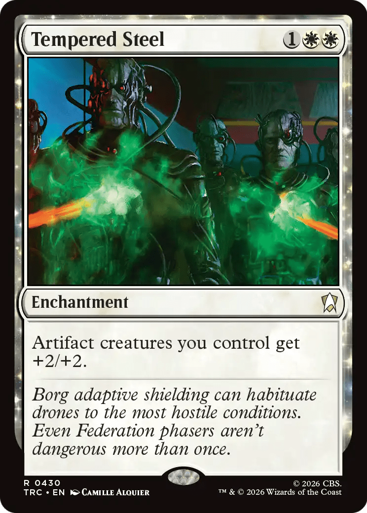 Tempered Steel [Star Trek Commander] MTG Single Magic: The Gathering  | Multizone: Comics And Games