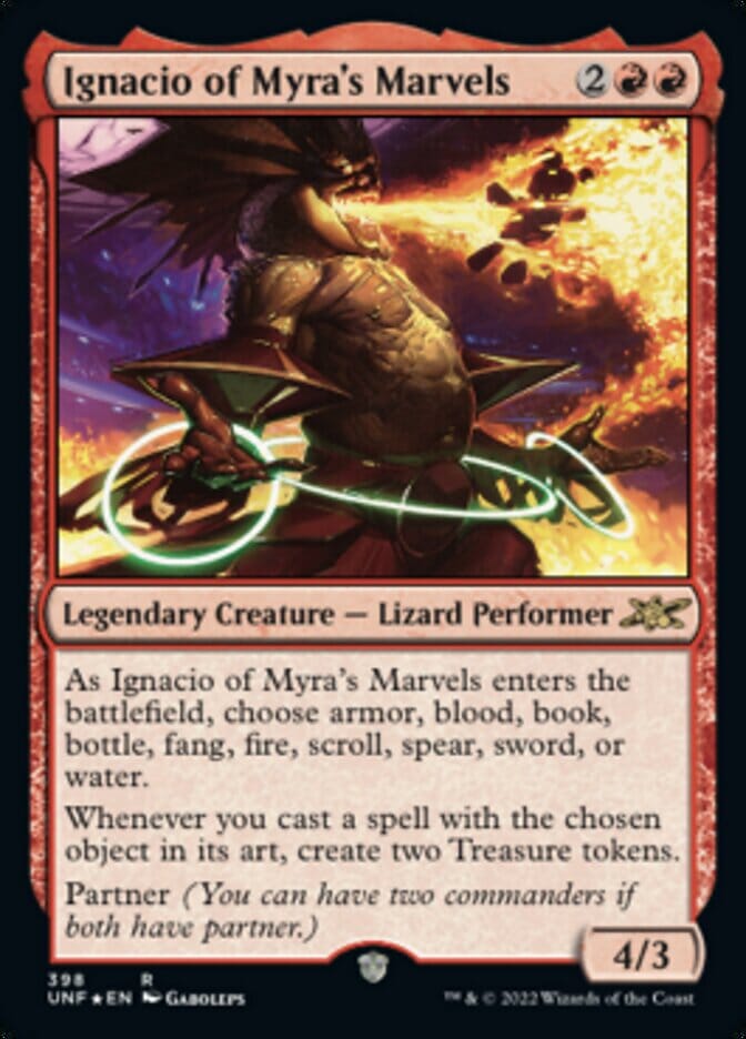 Ignacio of Myra's Marvels (Galaxy Foil) [Unfinity] MTG Single Magic: The Gathering  | Multizone: Comics And Games