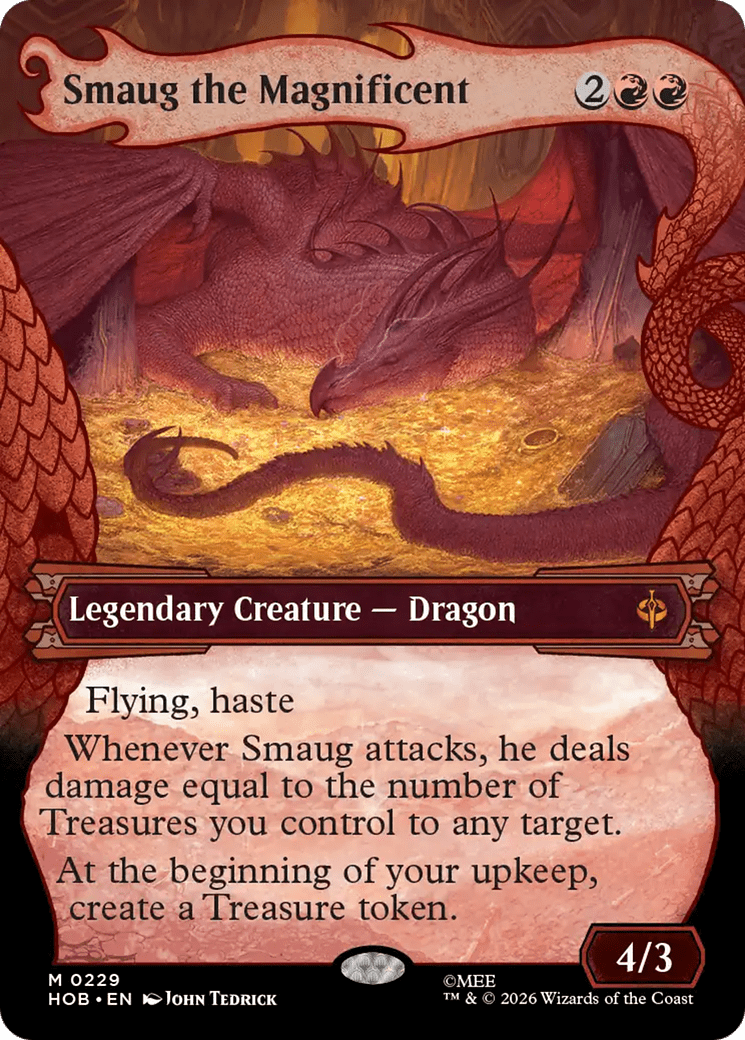 Smaug the Magnificent (Showcase) [The Hobbit] MTG Single Magic: The Gathering  | Multizone: Comics And Games