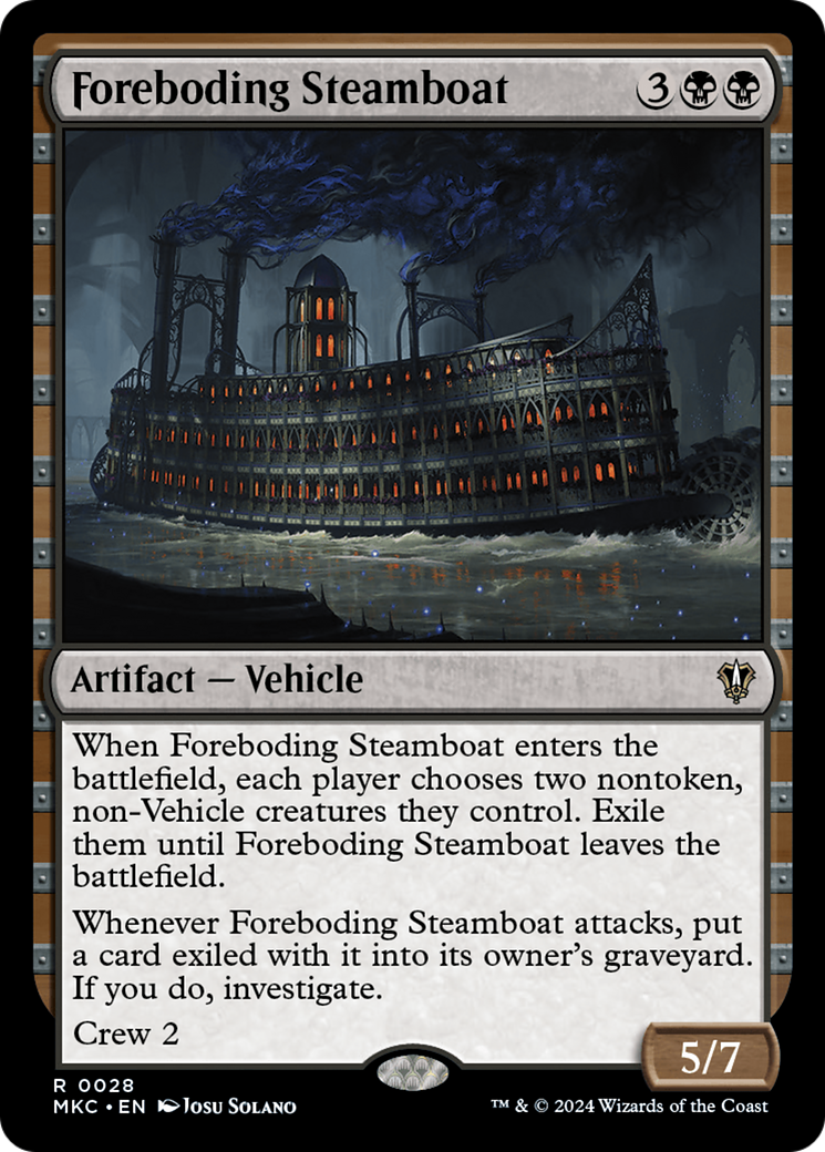 Foreboding Steamboat [Murders at Karlov Manor Commander] | Multizone: Comics And Games