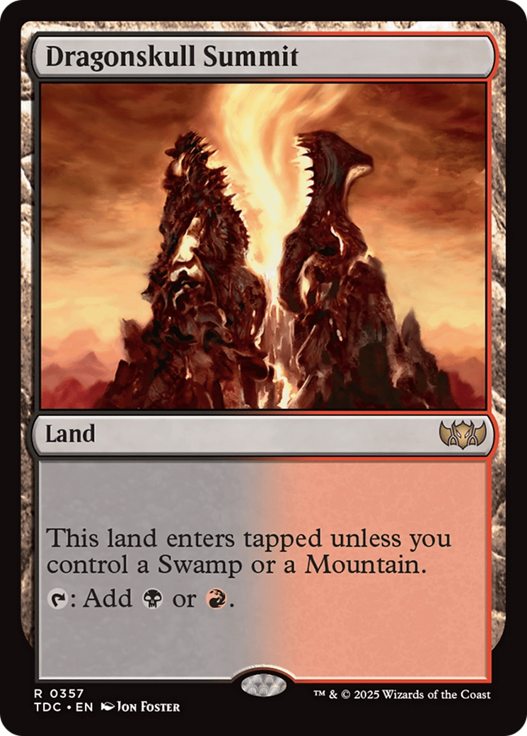 Dragonskull Summit [Tarkir: Dragonstorm Commander] MTG Single Magic: The Gathering  | Multizone: Comics And Games