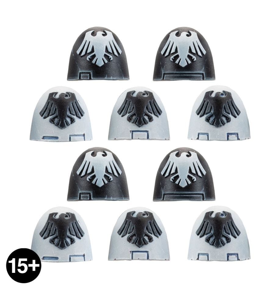 MKVI Raven Guard Shoulder Pads Warhammer Other Games Workshop  | Multizone: Comics And Games