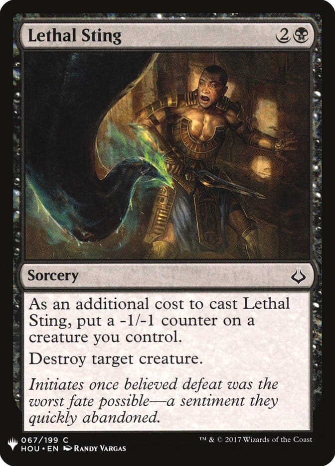 Lethal Sting [Mystery Booster] MTG Single Magic: The Gathering  | Multizone: Comics And Games