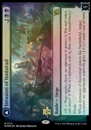 Invasion of Innistrad // Deluge of the Dead [March of the Machine Prerelease Promos] MTG Single Magic: The Gathering  | Multizone: Comics And Games