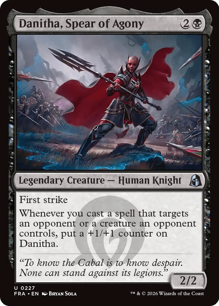 Danitha, Spear of Agony [Reality Fracture] MTG Single Magic: The Gathering  | Multizone: Comics And Games