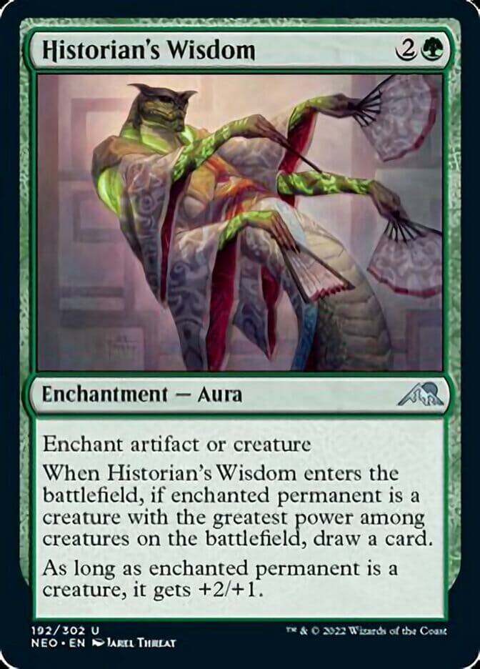 Historian's Wisdom [Kamigawa: Neon Dynasty] MTG Single Magic: The Gathering  | Multizone: Comics And Games