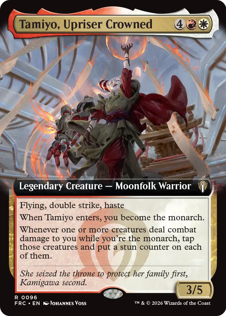 Tamiyo, Upriser Crowned (Extended Art) [Reality Fracture Commander] | Multizone: Comics And Games