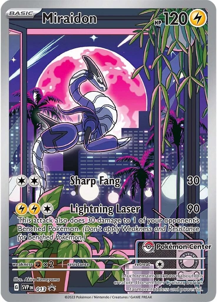 Miraidon (013) (Pokemon Center Exclusive) [Scarlet & Violet: Black Star Promos] Pokemon Single Pokémon  | Multizone: Comics And Games
