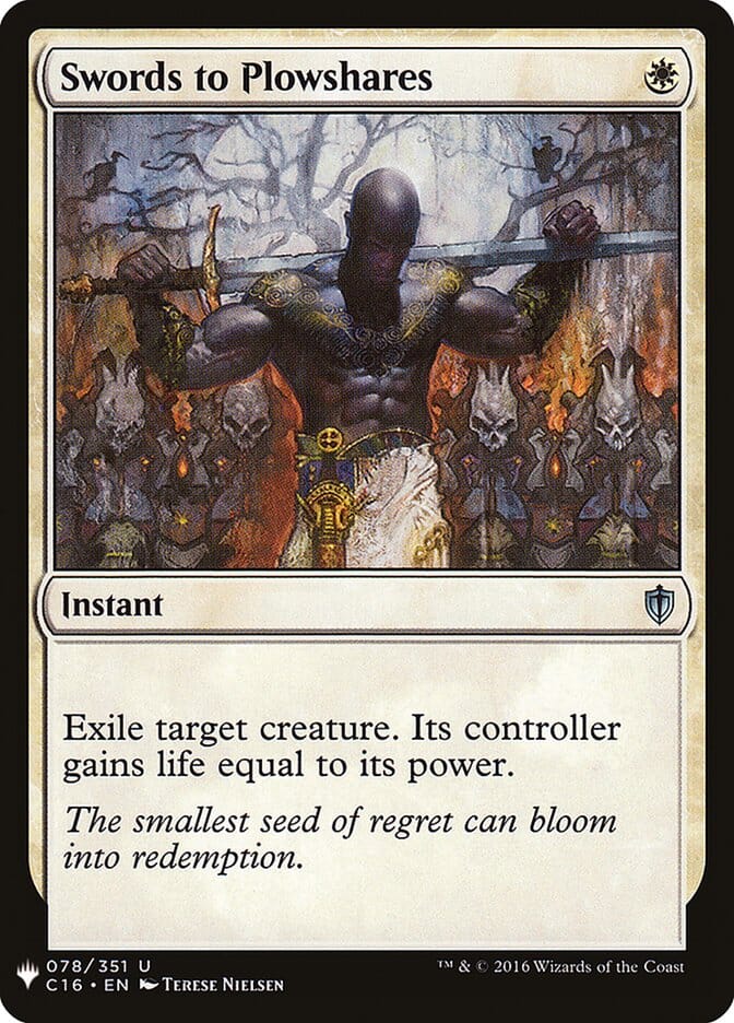 Swords to Plowshares [Mystery Booster] MTG Single Magic: The Gathering  | Multizone: Comics And Games
