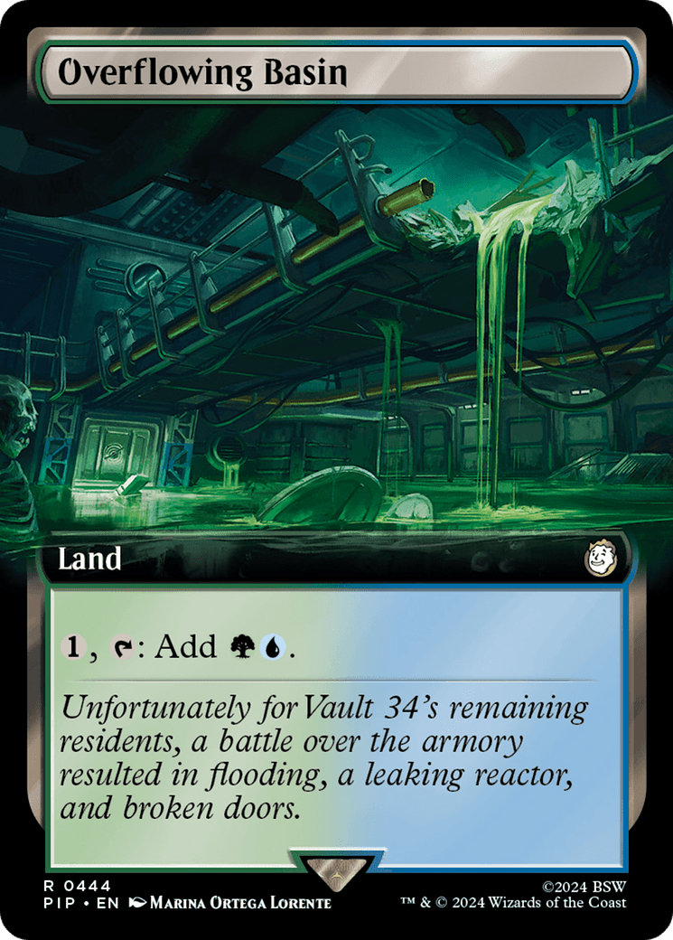 Overflowing Basin (Extended Art) [Fallout] MTG Single Magic: The Gathering  | Multizone: Comics And Games
