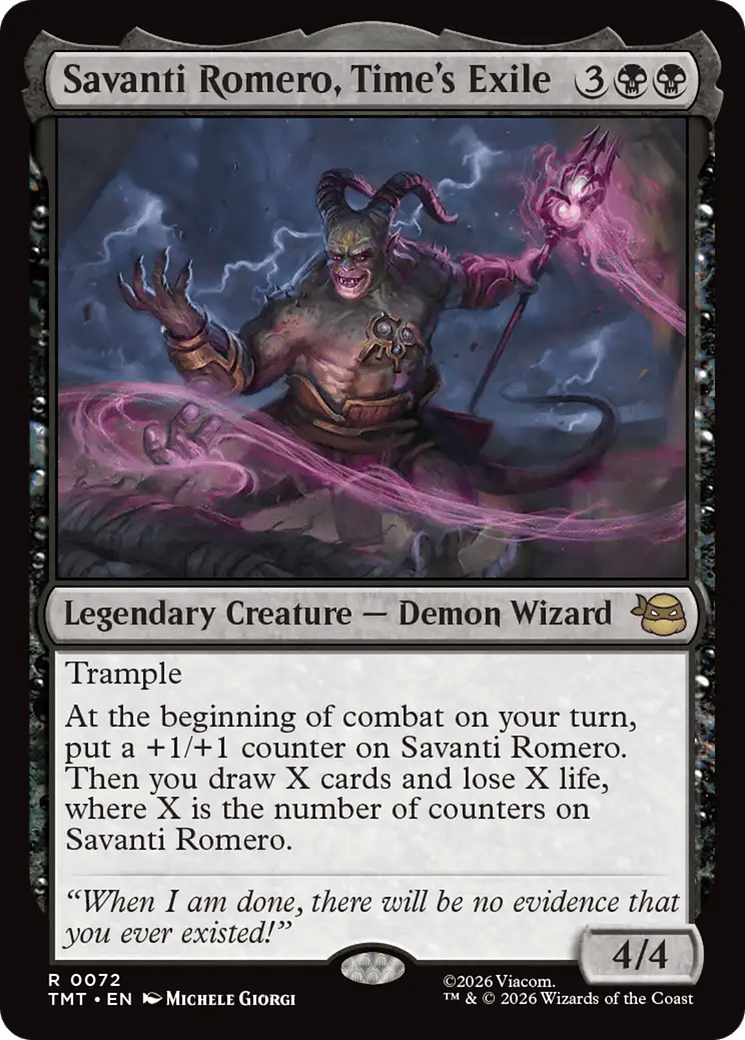 Savanti Romero, Time's Exile [Teenage Mutant Ninja Turtles] MTG Single Magic: The Gathering  | Multizone: Comics And Games