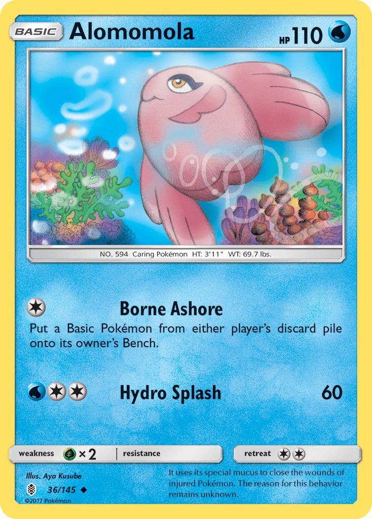 Alomomola (36/145) [Sun & Moon: Guardians Rising] Pokemon Single Pokémon  | Multizone: Comics And Games