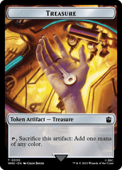 Alien Warrior // Treasure (0030) Double-Sided Token [Doctor Who Tokens] MTG Single Magic: The Gathering  | Multizone: Comics And Games