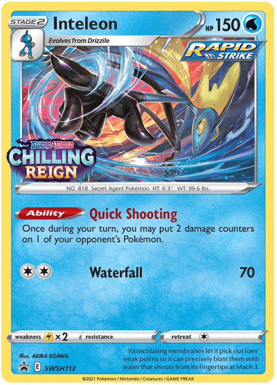 Inteleon (SWSH113) [Sword & Shield: Black Star Promos] Pokemon Single Pokémon  | Multizone: Comics And Games