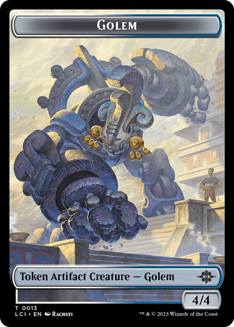 Gnome // Golem Double-Sided Token [The Lost Caverns of Ixalan Tokens] MTG Single Magic: The Gathering  | Multizone: Comics And Games