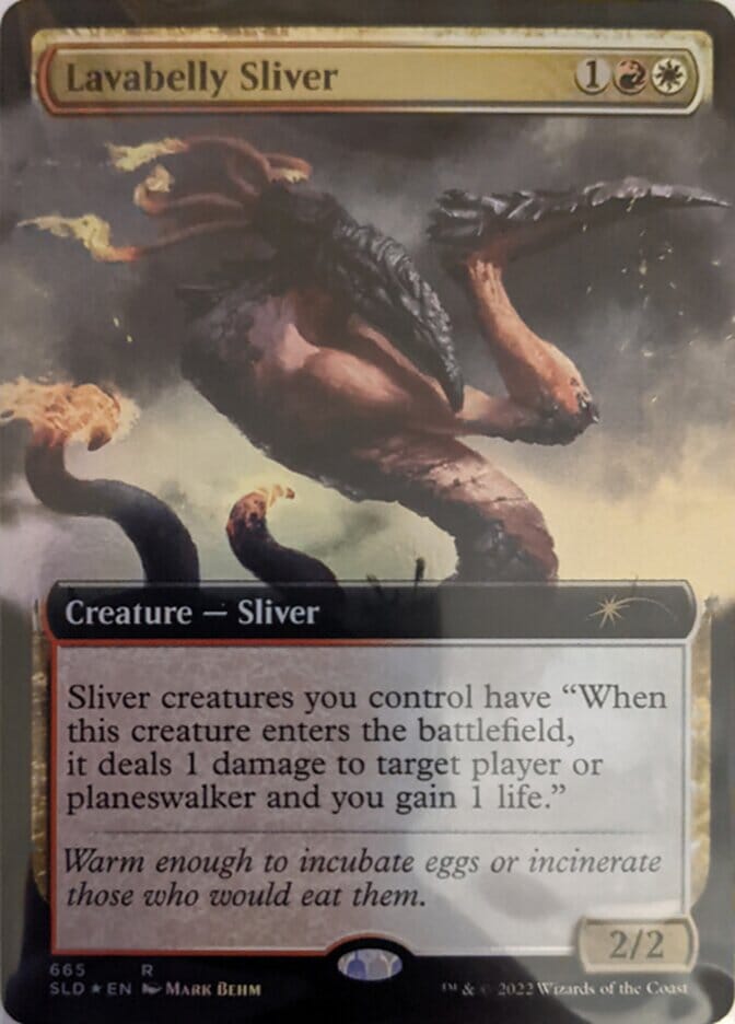 Lavabelly Sliver (Extended Art) [Secret Lair Drop Promos] MTG Single Magic: The Gathering  | Multizone: Comics And Games
