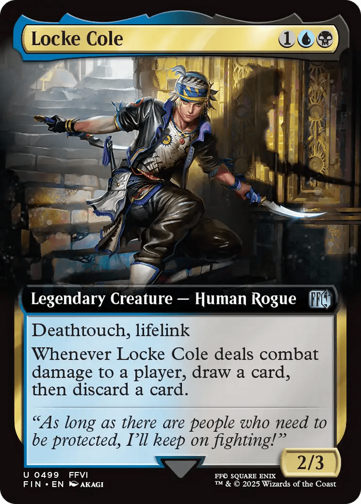 Locke Cole (Extended Art) [FINAL FANTASY] MTG Single Magic: The Gathering  | Multizone: Comics And Games