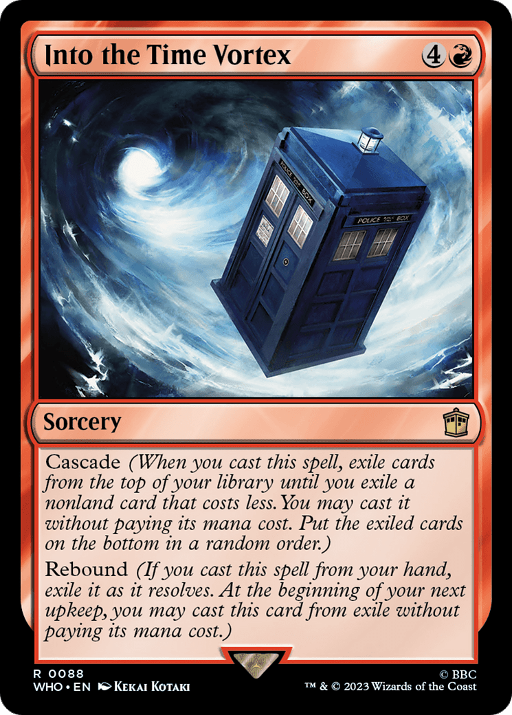 Into the Time Vortex [Doctor Who] MTG Single Magic: The Gathering  | Multizone: Comics And Games