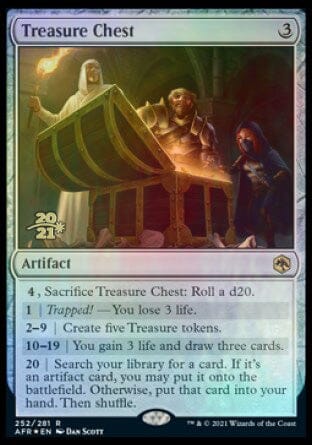 Treasure Chest [Dungeons & Dragons: Adventures in the Forgotten Realms Prerelease Promos] MTG Single Magic: The Gathering  | Multizone: Comics And Games