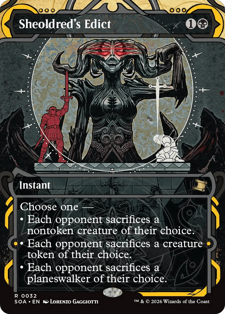 Sheoldred's Edict [Secrets of Strixhaven: Mystical Archive] MTG Single Magic: The Gathering  | Multizone: Comics And Games