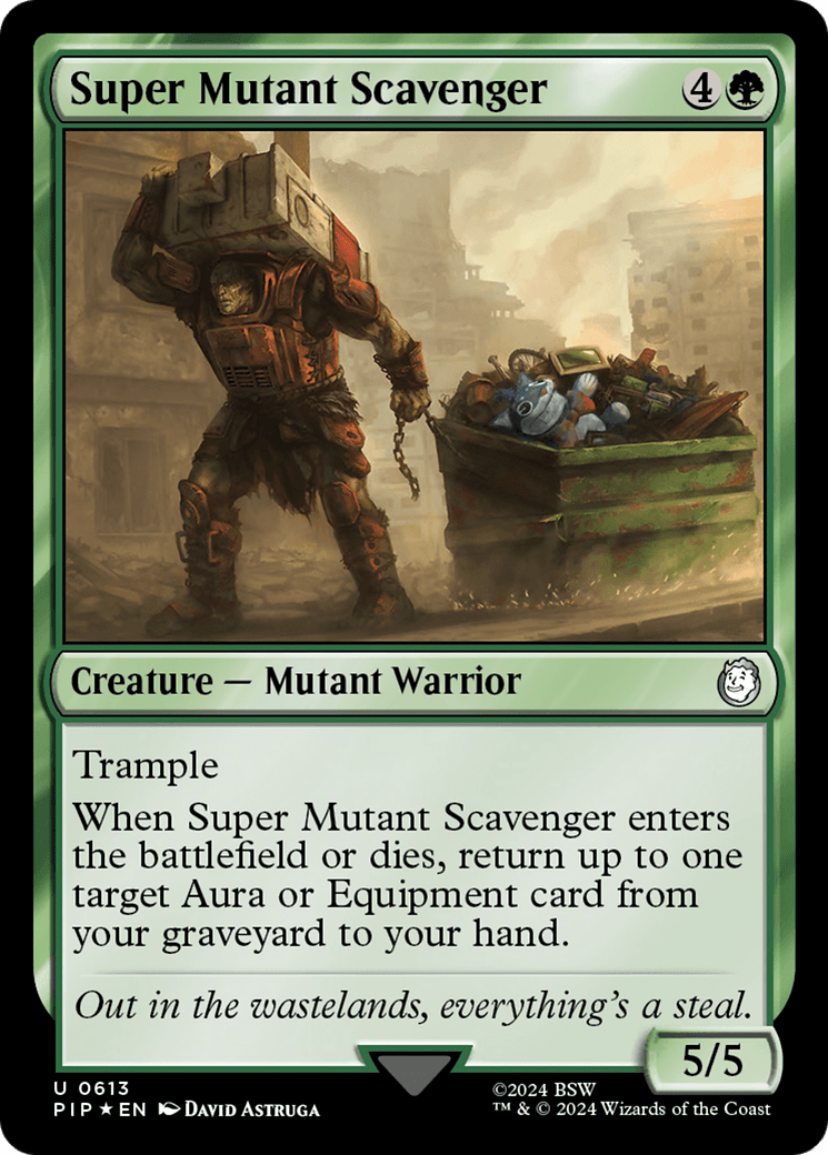 Super Mutant Scavenger (Surge Foil) [Fallout] MTG Single Magic: The Gathering  | Multizone: Comics And Games