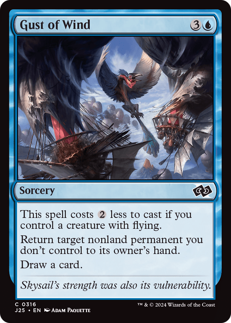 Gust of Wind [Foundations Jumpstart] MTG Single Magic: The Gathering  | Multizone: Comics And Games