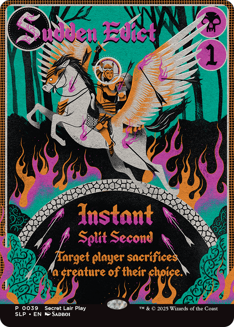 Sudden Edict [Secret Lair Showdown] MTG Single Magic: The Gathering  | Multizone: Comics And Games