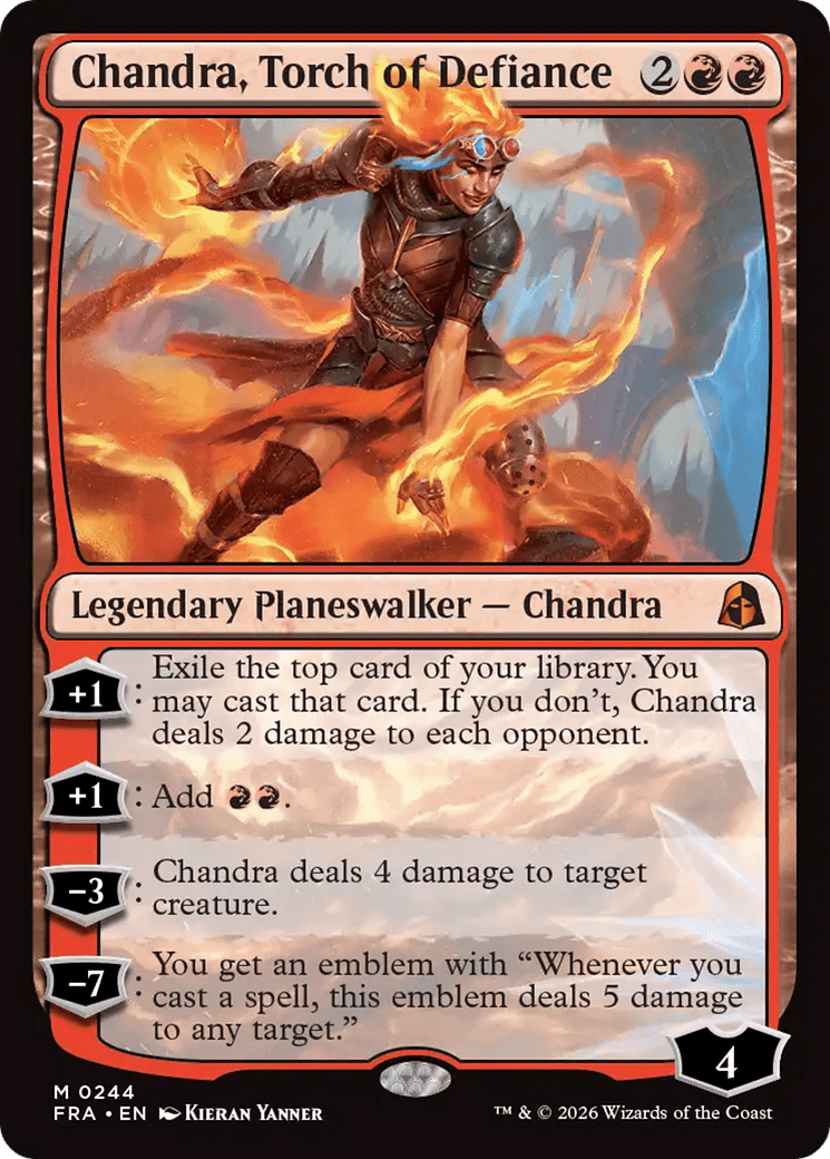 Chandra, Torch of Defiance [Reality Fracture] MTG Single Magic: The Gathering  | Multizone: Comics And Games