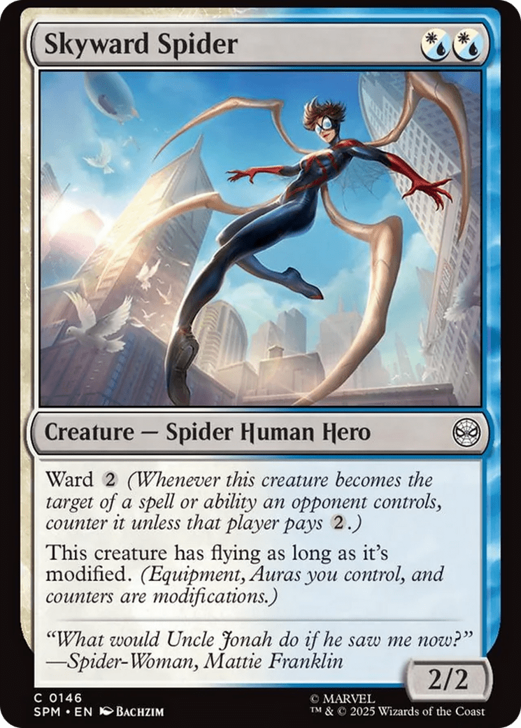 Skyward Spider [Marvel's Spider-Man] MTG Single Magic: The Gathering  | Multizone: Comics And Games