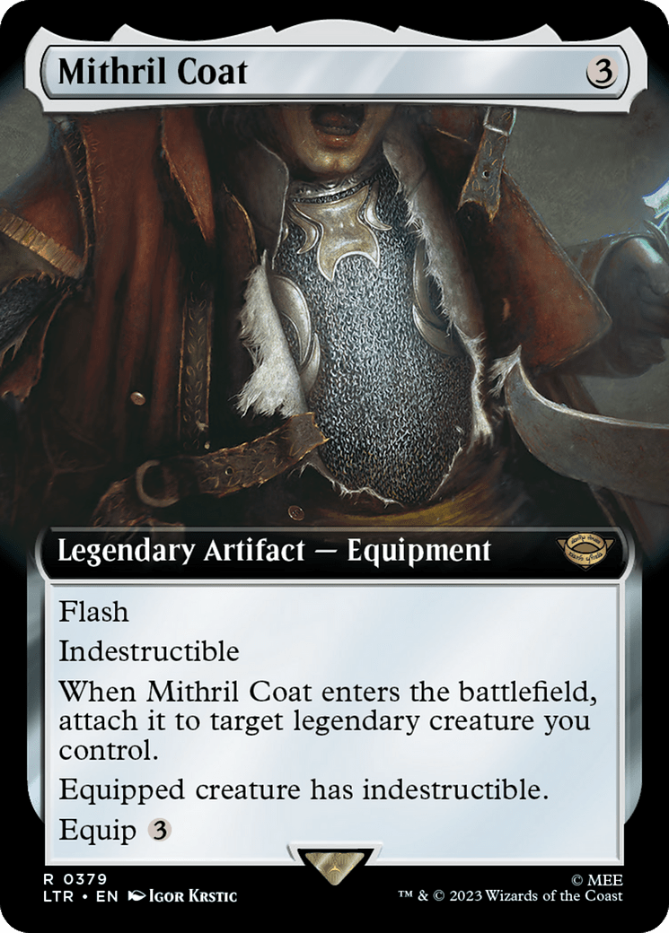 Mithril Coat (Extended Art) [The Lord of the Rings: Tales of Middle-Earth] MTG Single Magic: The Gathering  | Multizone: Comics And Games